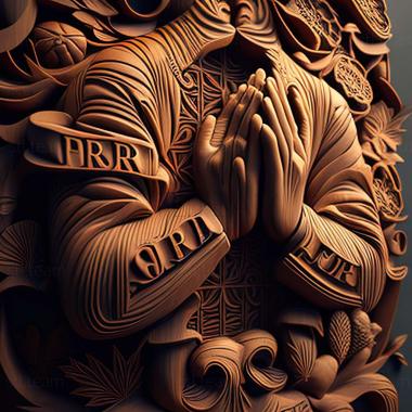 3D model Lords Prayer (STL)